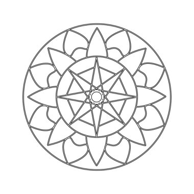 soyut şirin mandala