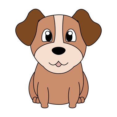 Soyut şirin köpek