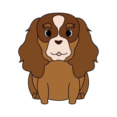 Soyut şirin köpek