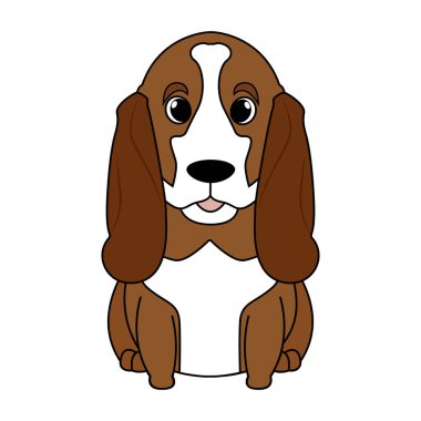 Soyut şirin köpek