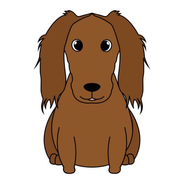 Soyut şirin köpek
