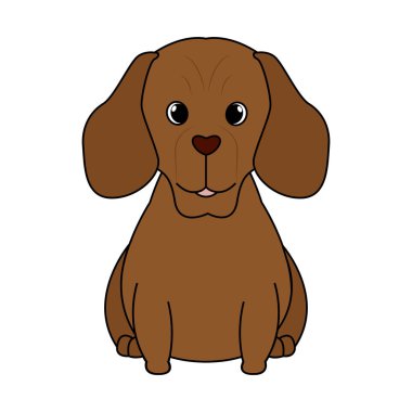 Soyut şirin köpek