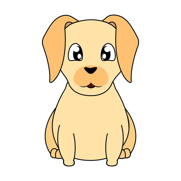 Abstrait mignon chien — Image vectorielle