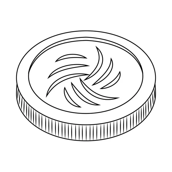 抽象虚拟硬币 — 图库矢量图片