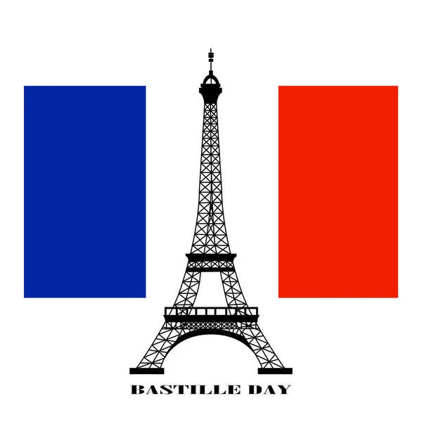Glücklicher Bastille-Tag — Stockvektor
