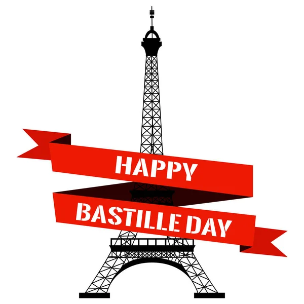 Happy Bastille DAy — Stock Vector