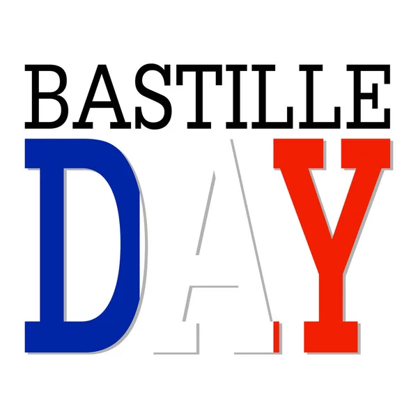 Šťastný den pádu Bastily — Stockový vektor