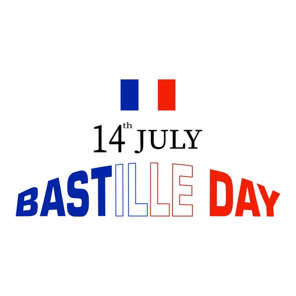 Happy Bastille DAy — Stock Vector