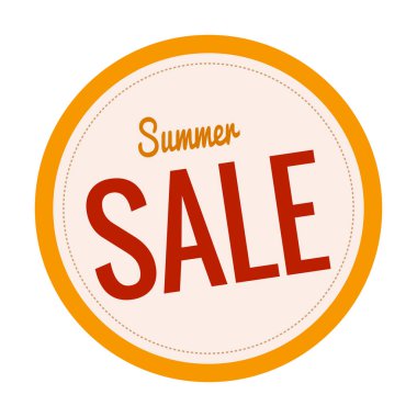 yaz indirimi etiketi