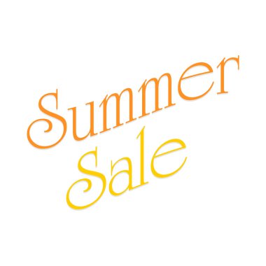 yaz indirimi etiketi