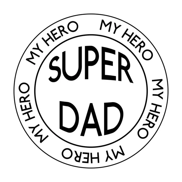 Résumé Super papa — Image vectorielle