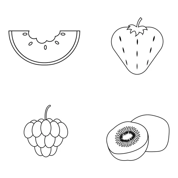 Fruit super délicieux — Image vectorielle