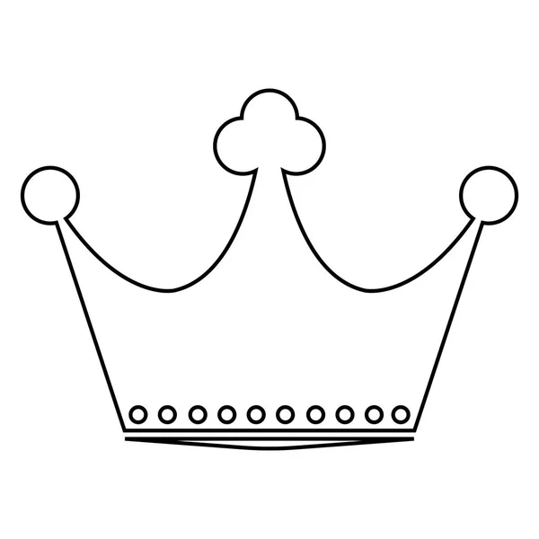 Abstrakta eleganta crown — Stock vektor