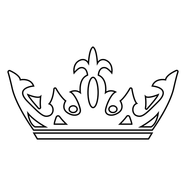 Абстрактная элегантная корона — стоковый вектор