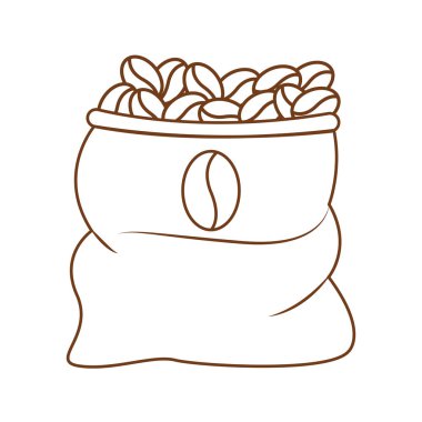 Kahve anahat simgesini