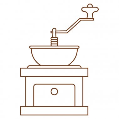 Kahve anahat simgesini