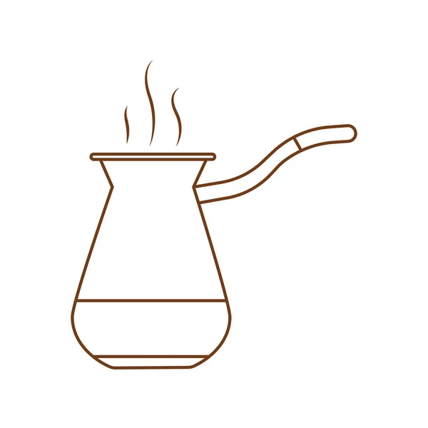 Delinear símbolo de café —  Vetores de Stock
