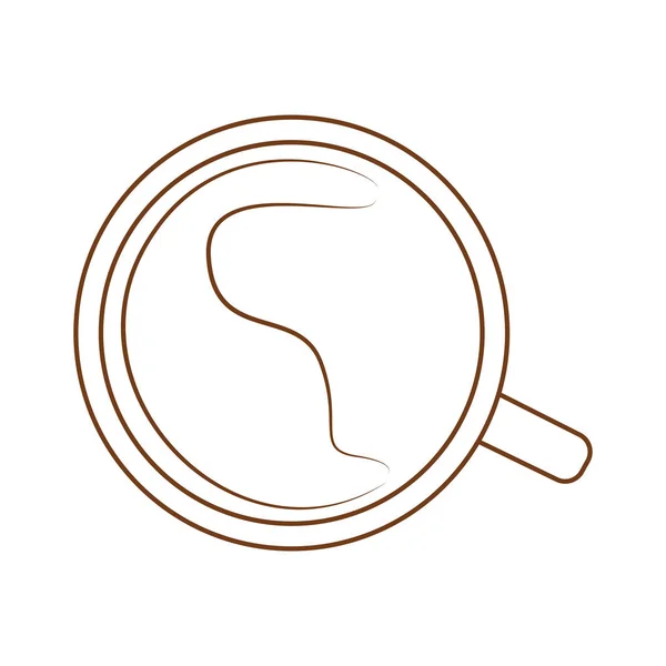 Umrissenes Kaffee-Symbol — Stockvektor