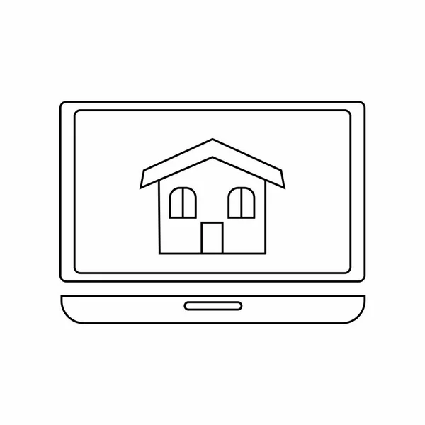 Nákup domů symbol — Stockový vektor