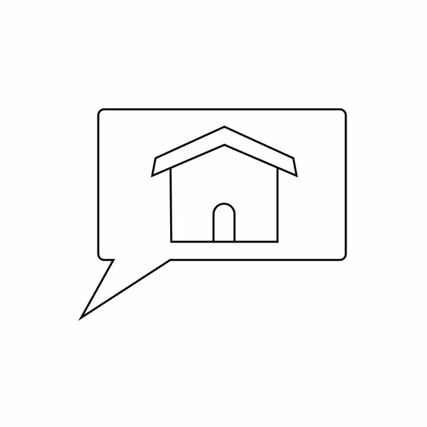 Hauskauf-Symbol — Stockvektor