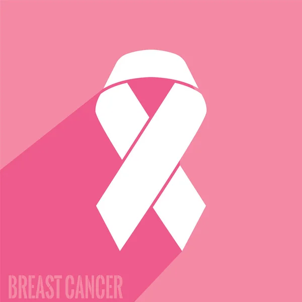 Affiche cancer du sein — Image vectorielle