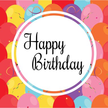 doğum günü kartı çizim