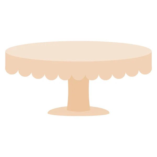 İzole pasta standı.