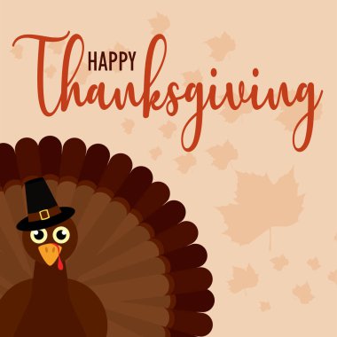 Üzerinde yazı olan Şükran Günü posteri