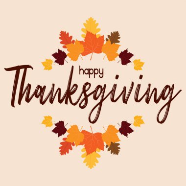 Üzerinde yazı olan Şükran Günü posteri