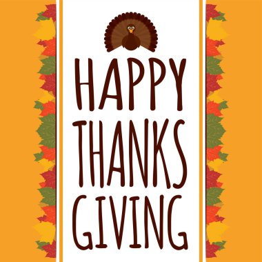 Üzerinde yazı olan Şükran Günü posteri