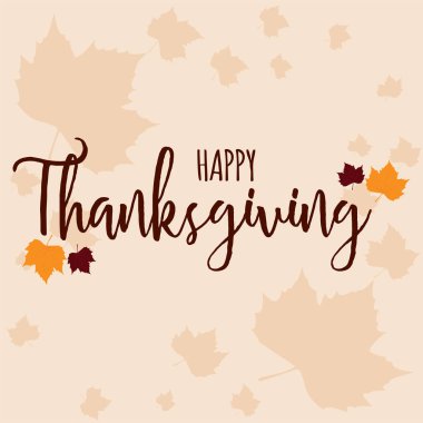 Üzerinde yazı olan Şükran Günü posteri