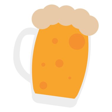 Ayrı bir bira bardağı.