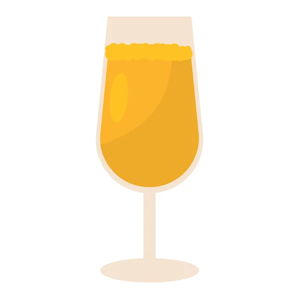 İzole edilmiş şampanya simgesi — Stok Vektör