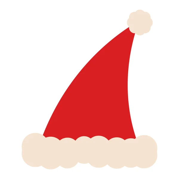 Christmas hat pictogram — Stockvector