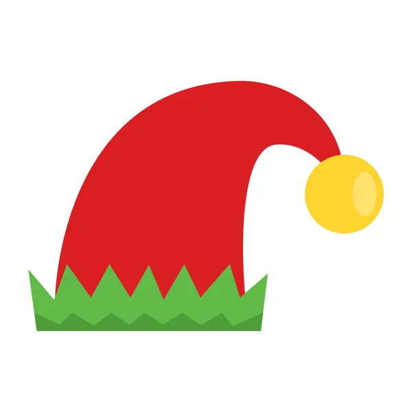 Christmas hat pictogram — Stockvector
