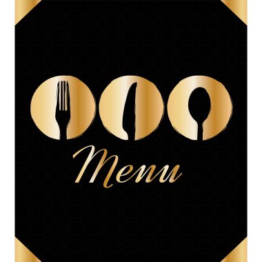 Restoran Menü illüstrasyon