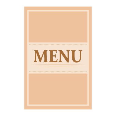 Restoran Menü illüstrasyon