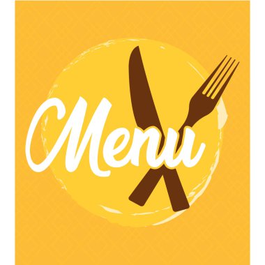 Restoran Menü illüstrasyon