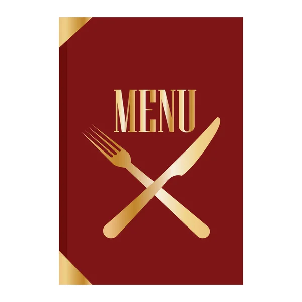 Illustration du menu restaurant — Image vectorielle