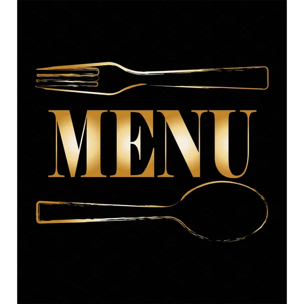 Illustration du menu restaurant — Image vectorielle