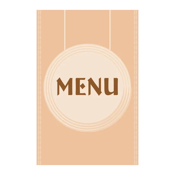 Illustration du menu restaurant — Image vectorielle