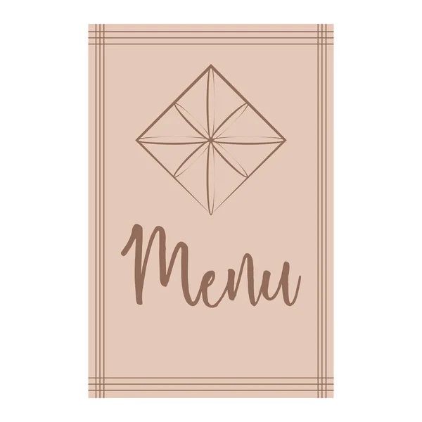 Illustration du menu restaurant — Image vectorielle