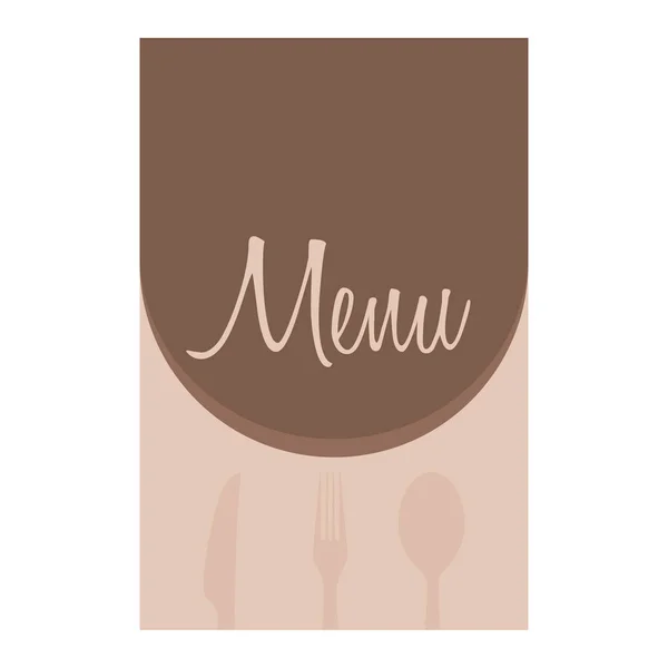 Illustration du menu restaurant — Image vectorielle