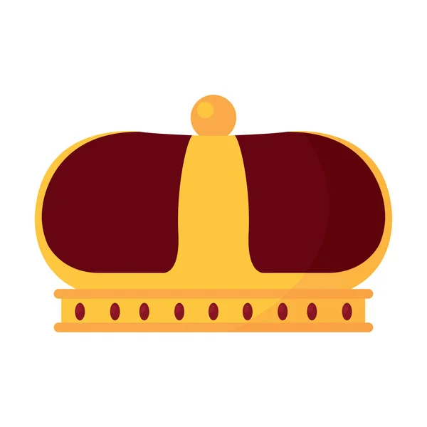 Rey corona de oro — Vector de stock