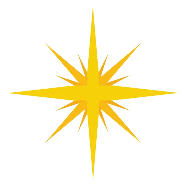 Imagen estrella dorada — Vector de stock