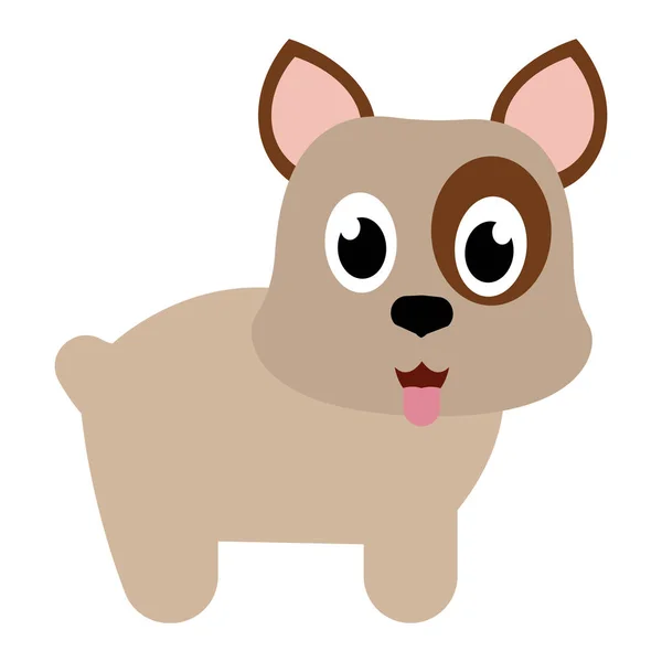 Dibujos animados de un perrito bonito — Vector de stock