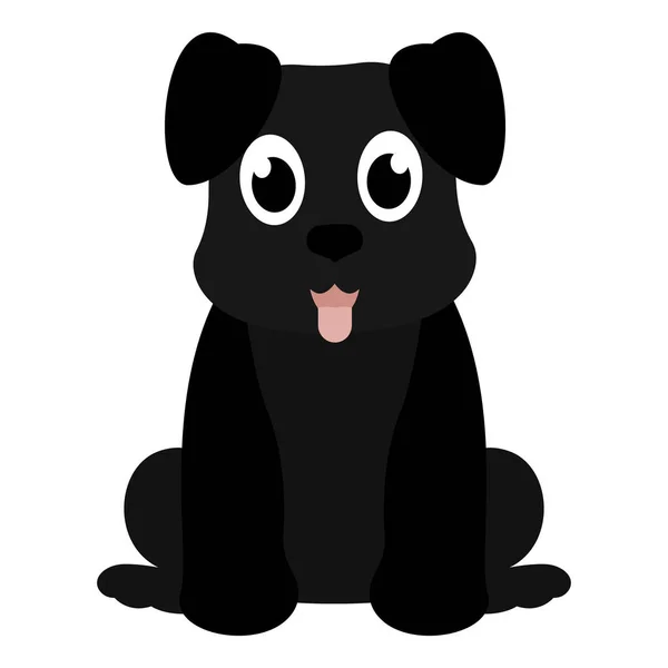 Cartoon van een mooi hondje — Stockvector