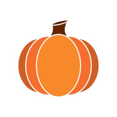 İzole edilmiş balkabağı simgesi