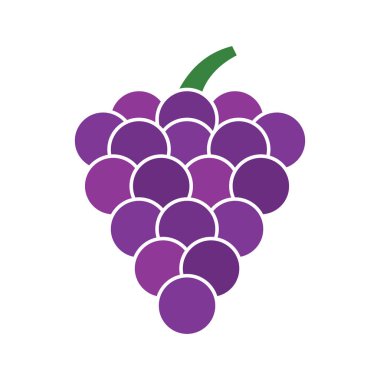 İzole üzüm simgesi