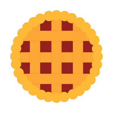 İzole edilmiş turta simgesi